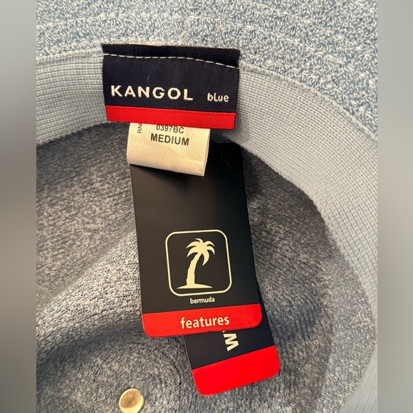 KANGOL BERMUDA BELL HAT BLUE SIZE MEDIUM BRAND NEW - Picture 3 of 5